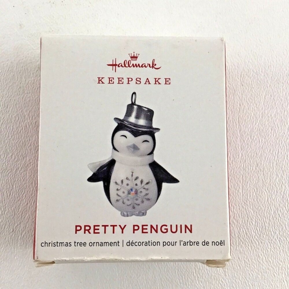 Hallmark Keepsake Miniature Christmas Tree Ornament Pretty Penguin 2019 New
